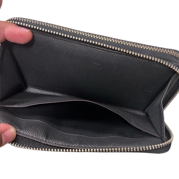 Coach Double Zip Phone Wallet With Ocelot Print F53565 - Picture 3 of 6